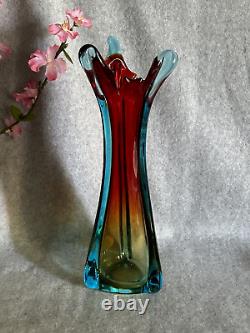 Mid-Century Italian Murano Glass Hand Blown Vase 12