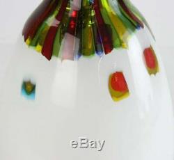 Mid Century Modern Anzolo Fuga Murano Hand Blown Glass Hanging Pendant Lamp 1956