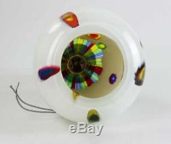 Mid Century Modern Anzolo Fuga Murano Hand Blown Glass Hanging Pendant Lamp 1956