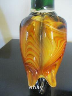 Mid Century Modern Murano Blown Art Glass Duck Bird Sculpture Statue Figurine