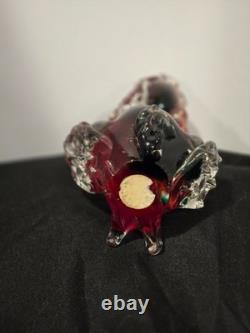 Mid-Century Vintage Hand Blown Murano Glass Art Poodle-IT GLOWS