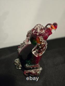 Mid-Century Vintage Hand Blown Murano Glass Art Poodle-IT GLOWS