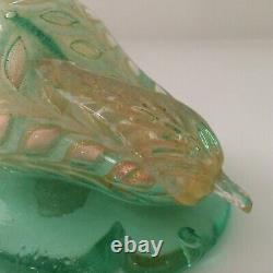 Mid-century BAROVIER TOSO Murano Glass Fruit PEAR Sculpture Paperweight GRAFFITO