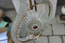 Mid century Barovier toso hand blown murano glass pendant lamp chandelier 1970