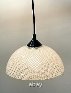 Modern Hand Blown Vetri Murano Glass Shade Pendant Light