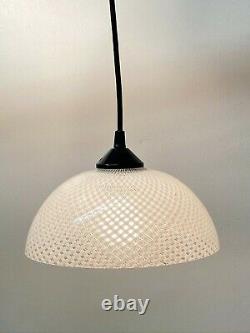 Modern Hand Blown Vetri Murano Glass Shade Pendant Light