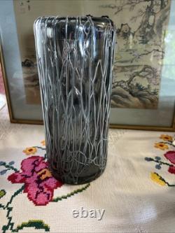 Modernist Hand Blown Murano Vase Expression Abstract