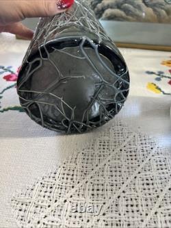 Modernist Hand Blown Murano Vase Expression Abstract