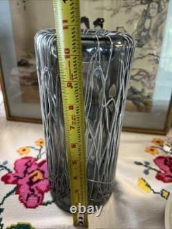 Modernist Hand Blown Murano Vase Expression Abstract