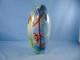 Murano 11.75 Millefiori Glass Vase, Hand Blown, Vintage Italian, New condition