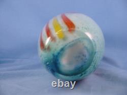 Murano 11.75 Millefiori Glass Vase, Hand Blown, Vintage Italian, New condition
