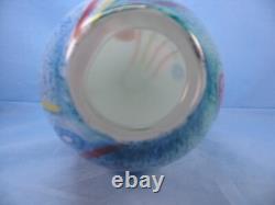 Murano 11.75 Millefiori Glass Vase, Hand Blown, Vintage Italian, New condition