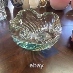 Murano Aqua Hand blown Glass Bowl
