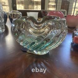 Murano Aqua Hand blown Glass Bowl
