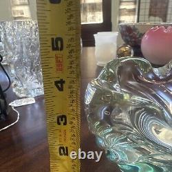 Murano Aqua Hand blown Glass Bowl