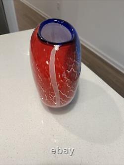 Murano Art Blown Glass Vase Centerpiece