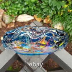 Murano Art Glass Fish Aquarium Glass Sculpture 1950s Barbini Cenedese Style