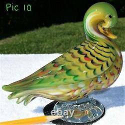 Murano Art Glass La Tour d'Argent Dinner Duck Sculpture