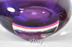 Murano Art Glass Perfume Bottle Sommerso Technique Italian Hand Blown