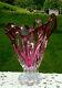 Murano Art Glass Sculpture Vase Bowl Hand Blown Glass Large 11H x 9W Beautiful