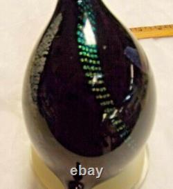 Murano Blown Art Glass Kiwi Long Billed Bird Figurine Sculpture Paperweight