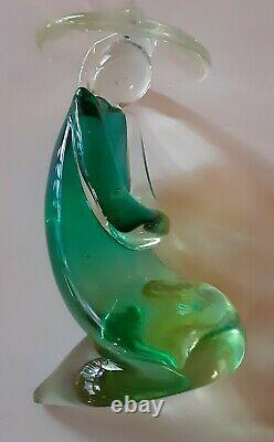 Murano Blown Glass Chinese Figurine by Pino Signoretto Signed 7 Tall