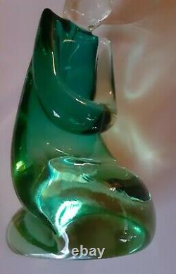 Murano Blown Glass Chinese Figurine by Pino Signoretto Signed 7 Tall