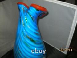 Murano Cristalleria D'arte Hand Blown Vase