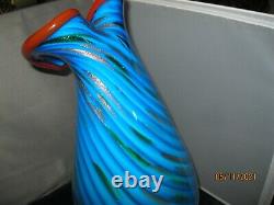 Murano Cristalleria D'arte Hand Blown Vase