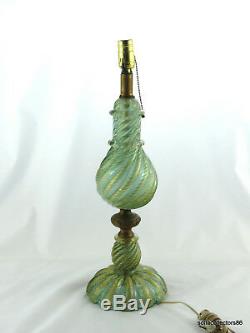 Murano Ercole Barovier Designed Cordonato Oro Lamp by Barovier & Toso ca 1950-51