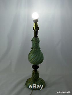 Murano Ercole Barovier Designed Cordonato Oro Lamp by Barovier & Toso ca 1950-51