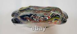 Murano Fish AQUARIUM 6.5 x 7.5 Large Hand Blown Glass Made in Italy Stunning