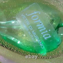 Murano (Formia) (Set Of 2) Hand Blown Glass Doves Original Labels