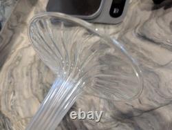 Murano Glass 3-Arm Candelabra Hand Blown Italian Art Glass Candle Holder 13¼