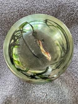 Murano Glass Aquarium Paperweight Large Fish Seaweed Riccardo Licata
