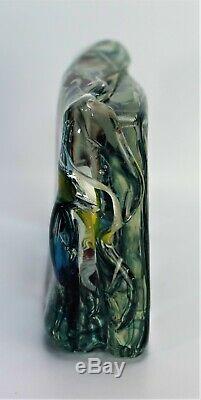 Murano Glass Aquarium block Fish Sculpture