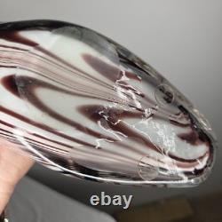 Murano Glass Fashion Boot Shape Vase, HandBlown Italian Art Decor, Home Accent