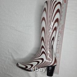 Murano Glass Fashion Boot Shape Vase, HandBlown Italian Art Decor, Home Accent