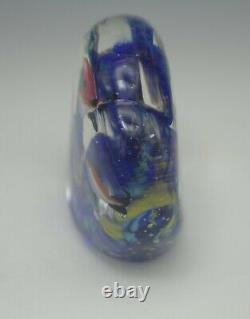 Murano Glass Fish Aquarium Block Paperweight