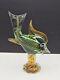 Murano Glass Fish Multicolored Italy Beautiful 11.5 Inch Tall Hand Blown Italy