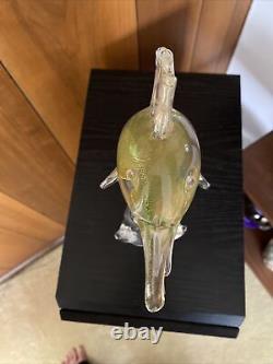 Murano Glass Marlin Swordfish Sailfish Hand Blown Art Glass Sculpture 11 3/4 in