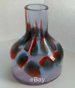 Murano Glass Rare Antonio Da Ros Gino Cenedese Blown Vase 1970