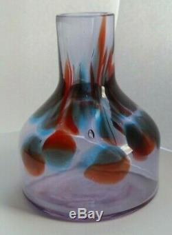 Murano Glass Rare Antonio Da Ros Gino Cenedese Blown Vase 1970