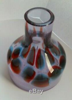Murano Glass Rare Antonio Da Ros Gino Cenedese Blown Vase 1970