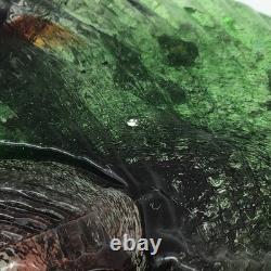 Murano Glass Rooster Hand Blown Original Sticker 11 Inches