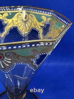 Murano Glass / Salviati Venetian Hand Blown/Hand Painted Glass