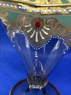 Murano Glass / Salviati Venetian Hand Blown/Hand Painted Glass