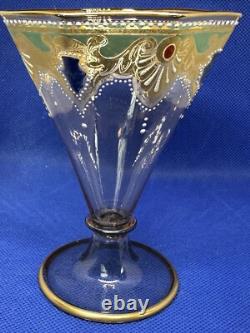 Murano Glass / Salviati Venetian Hand Blown/Hand Painted Glass