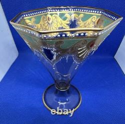 Murano Glass / Salviati Venetian Hand Blown/Hand Painted Glass