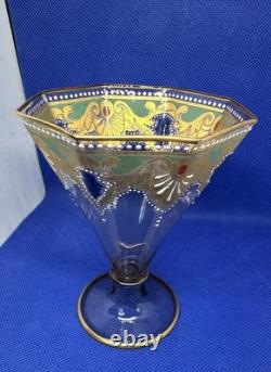 Murano Glass / Salviati Venetian Hand Blown/Hand Painted Glass